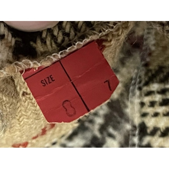 Cool Vtg 70’s NWT The Bird Cage Nova Check Plaid Wool Mod Cape Poncho Coat - Picture 15 of 15